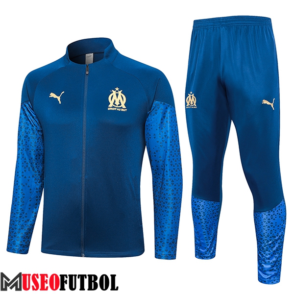 Chandal Equipos De Futbol - Chaqueta Marsella Azul 2023/2024 -02