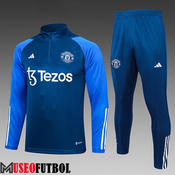 Chandal Equipos De Futbol Manchester United Ninos Azul 2023/2024