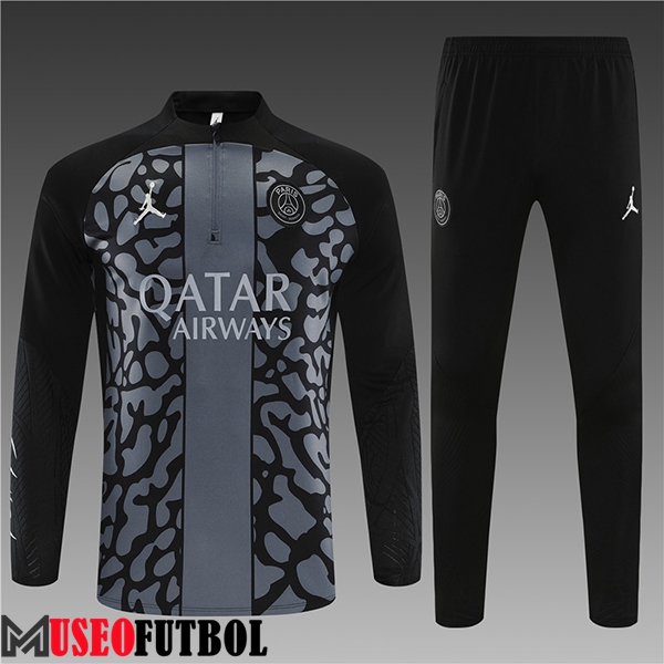 Chandal Equipos De Futbol PSG Ninos Gris/Negro 2023/2024