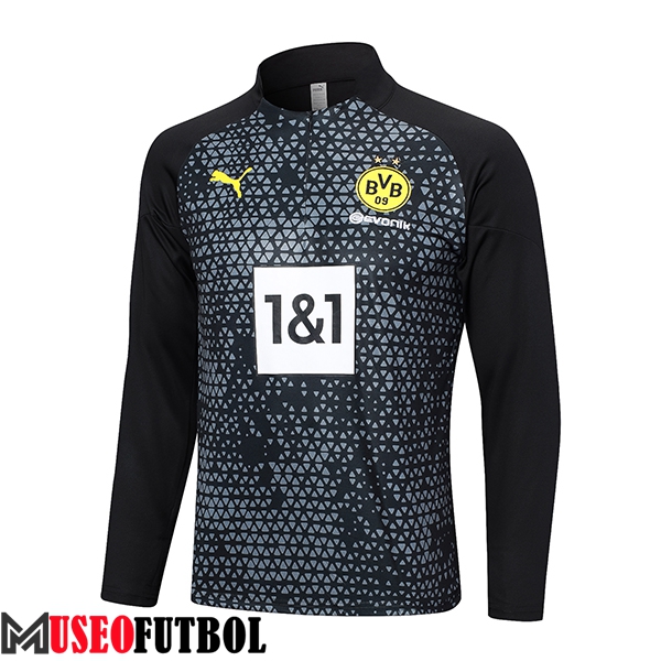 Sudadera De Entrenamiento Dortmund Negro 2023/2024 -02