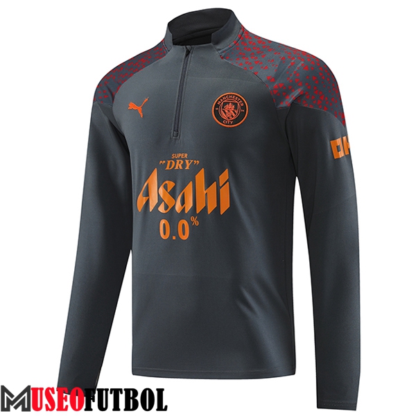 Sudadera De Entrenamiento Manchester City Gris 2023/2024 -02