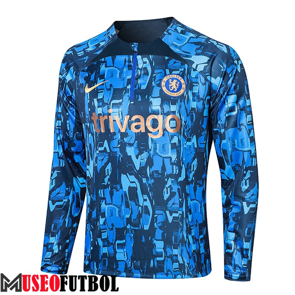 Sudadera De Entrenamiento FC Chelsea Azul 2023/2024