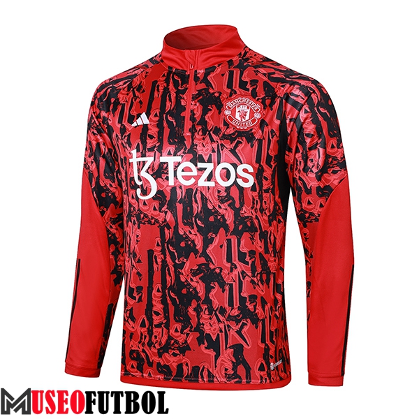 Sudadera De Entrenamiento Manchester United Rojo 2023/2024