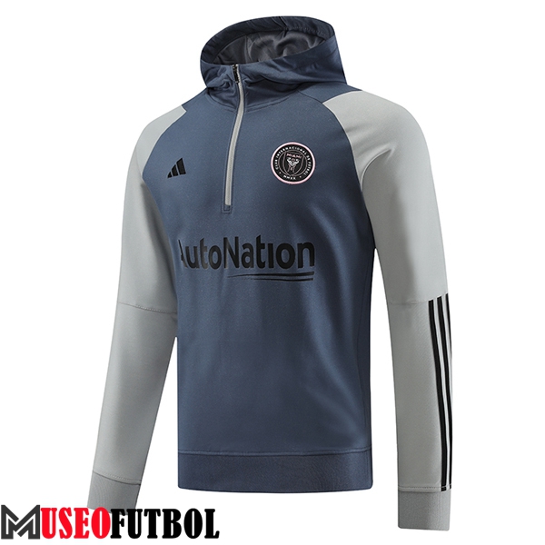 Sudadera De Entrenamiento Capucha Inter Miami CF Gris 2023/2024