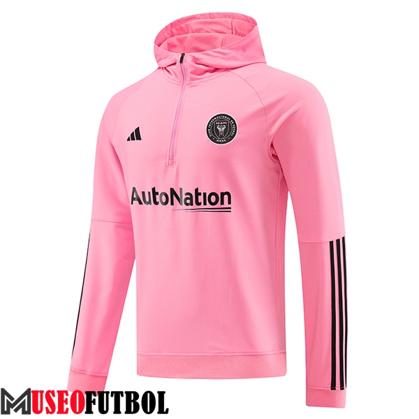 Sudadera De Entrenamiento Capucha Inter Miami CF Rosa 2023/2024