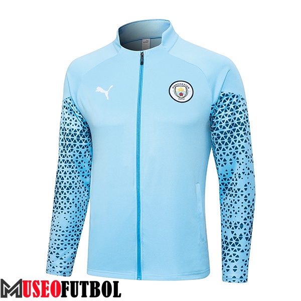 Chaquetas Futbol Manchester City Azul Claro 2023/2024