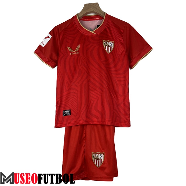 Camisetas De Futbol Sevilla FC Ninos Segunda 2023/2024