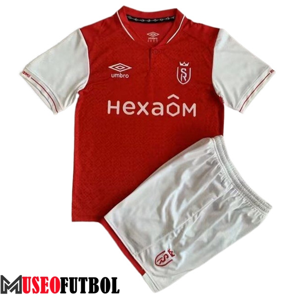 Camisetas De Futbol Stade De Reims Ninos Primera 2023/2024