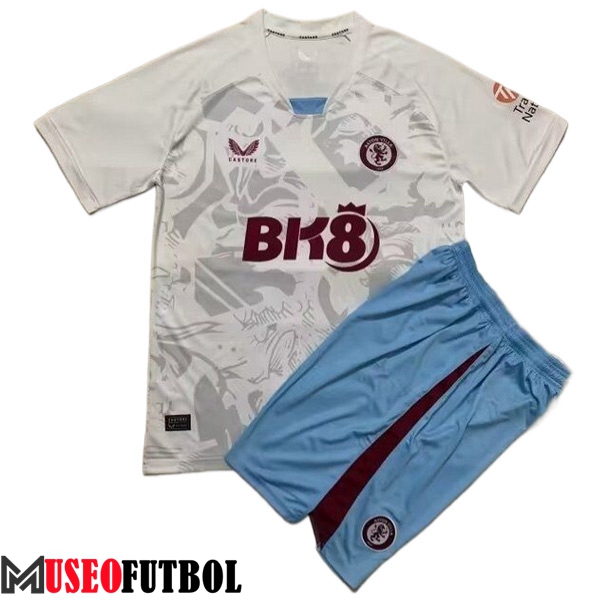 Camisetas De Futbol Aston Villa Ninos Segunda 2023/2024