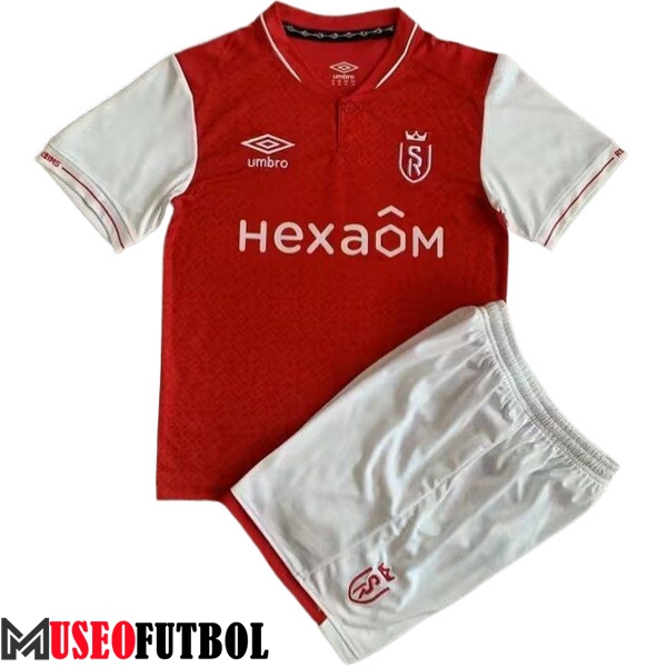 Camisetas De Futbol Stade Reims Ninos Primera 2023/2024