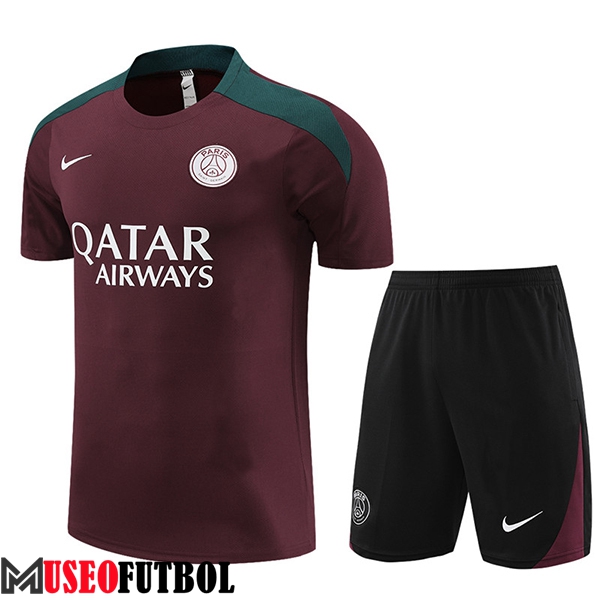 Camiseta Entrenamiento + Cortos PSG Rojo 2023/2024