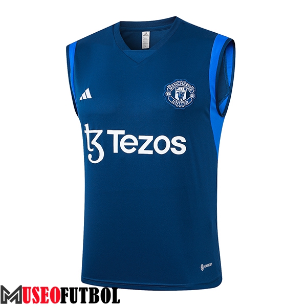 Chalecos De Futbol Manchester United Azul 2023/2024