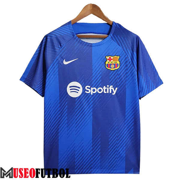 Camiseta Entrenamiento FC Barcelona Azul 2023/2024 -04