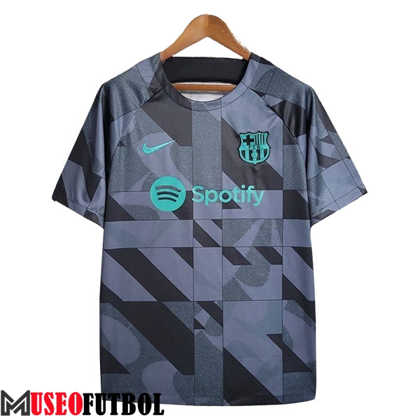 Camiseta Entrenamiento FC Barcelona Gris 2023/2024 -04