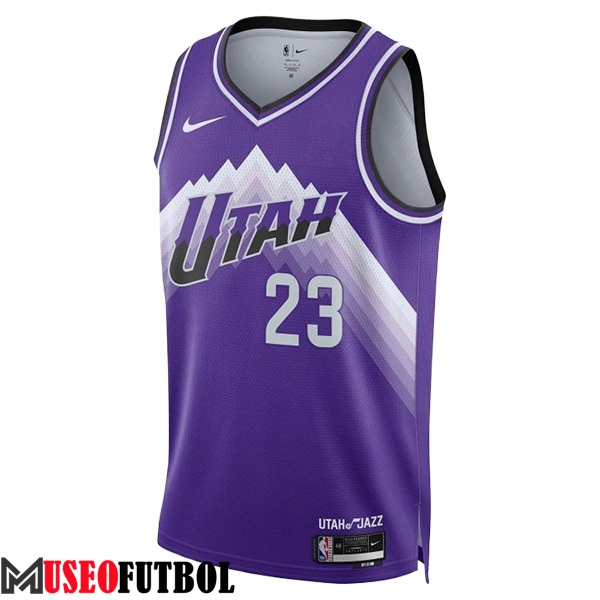 Camisetas De Futbol Utah Jazz (MARKKANEN #23) 2023/24 Violeta