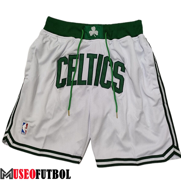 Cortos NBA Boston Celtics 2023/24 Blanco/Verde