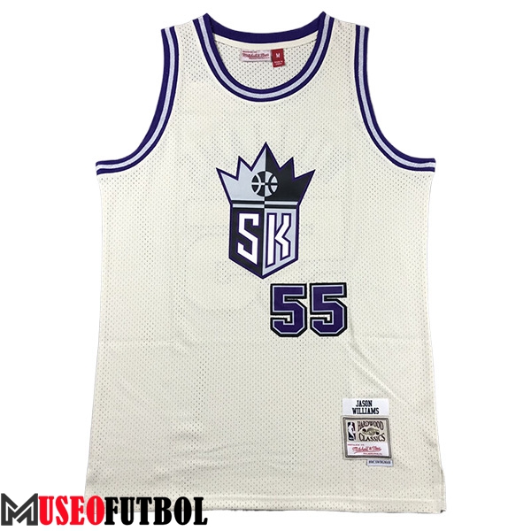 Camisetas De Futbol New Sacramento Kings (WILLIAMS #55) 2023/24 Blanco