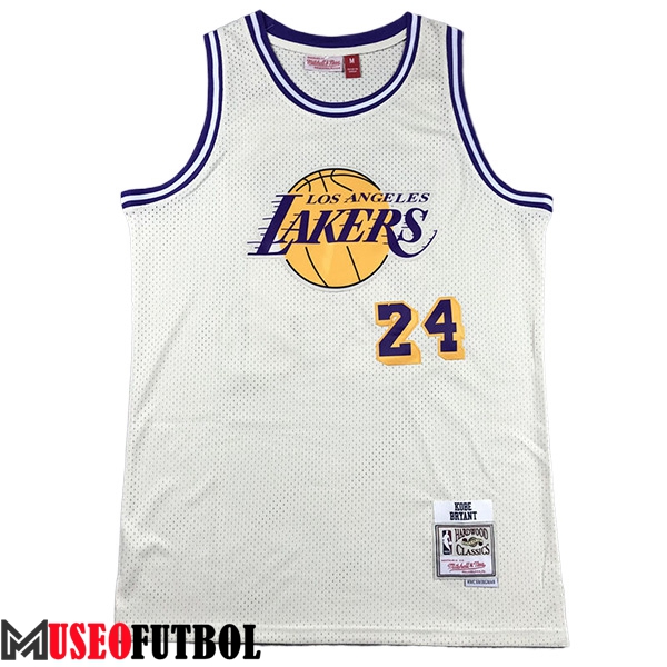 Camisetas De Futbol Los Angeles Lakers (BRYANT #24) 2023/24 Blanco -02