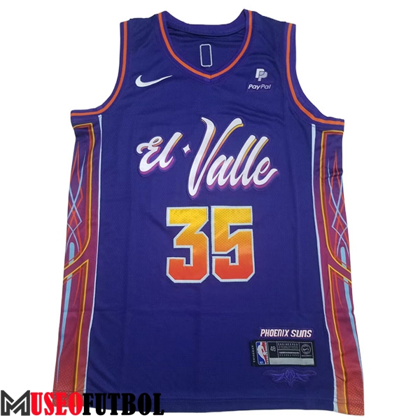 Camisetas De Futbol Phoenix Suns (DURANT #35) 2023/24 Violeta -02