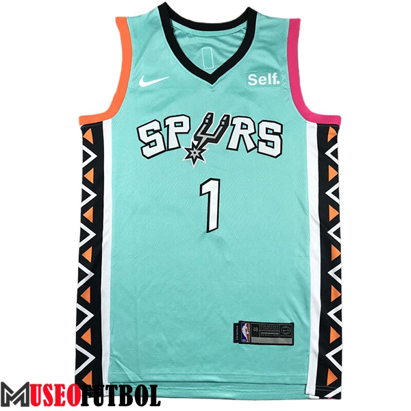 Camisetas De Futbol San Antonio Spurs (WEMBANYAMA #1) 2023/24 Verde