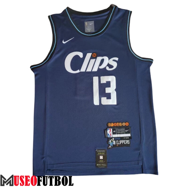 Camisetas De Futbol Los Angeles Clippers (GEORGE #13) 2023/24 Azul