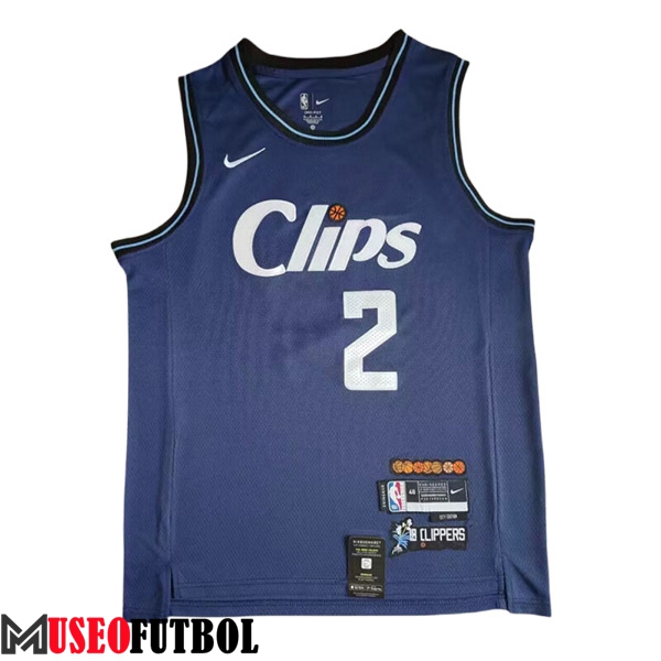 Camisetas De Futbol Los Angeles Clippers (LEONARD #2) 2023/24 Azul