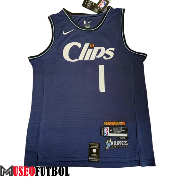 Camisetas De Futbol Los Angeles Clippers (HARDEN #1) 2023/24 Azul