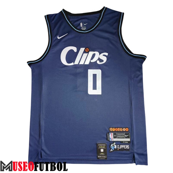 Camisetas De Futbol Los Angeles Clippers (WESTBROOK #0) 2023/24 Azul