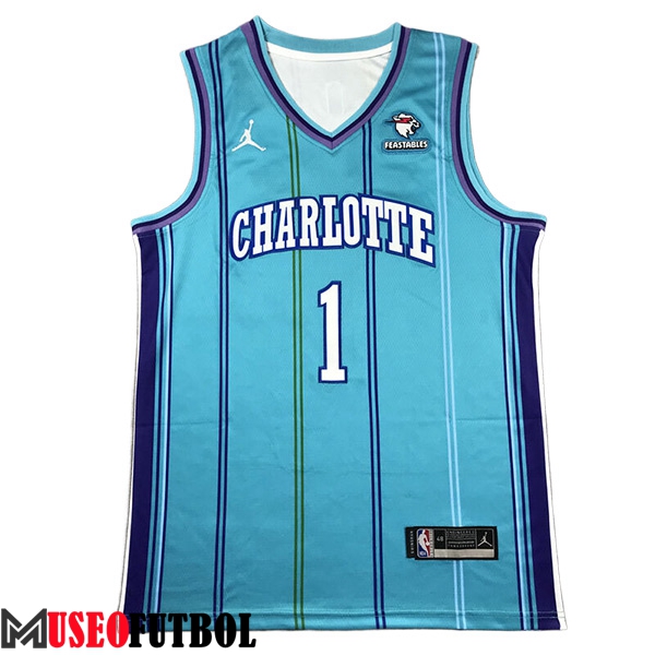 Camisetas De Futbol Charlotte Hornets (BALL #1) 2023/24 Verde/Azul