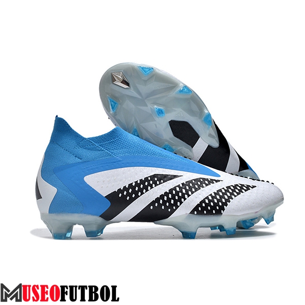 Adidas Botas De Fútbol PREDATOR ACCURACY+ FG BOOTS Blanco/Negro/Azul