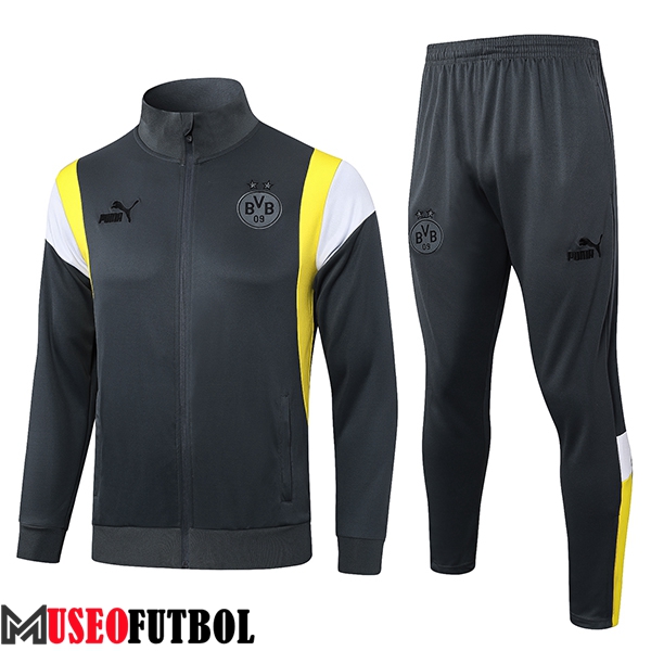 Chandal Equipos De Futbol - Chaqueta Dortmund Gris 2023/2024