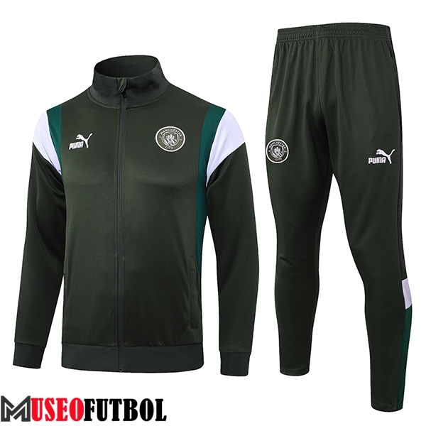 Chandal Equipos De Futbol - Chaqueta Manchester City Verde 2023/2024