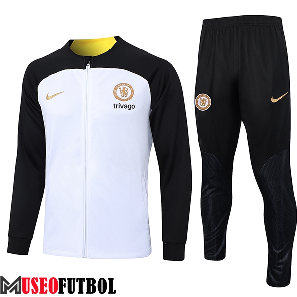 Chandal Equipos De Futbol - Chaqueta FC Chelsea Blanco 2023/2024