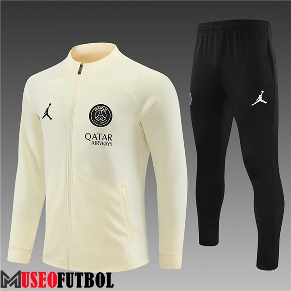 Chandal Equipos De Futbol - Chaqueta Jordan PSG Ninos Amarillo 2023/2024