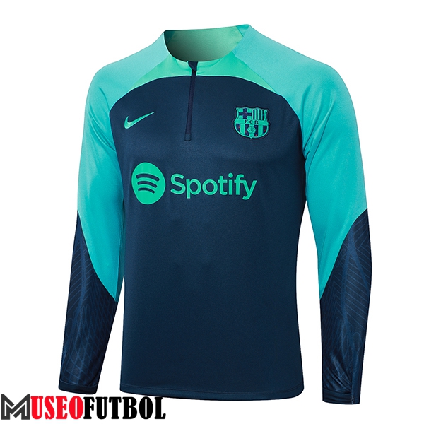 Sudadera De Entrenamiento FC Barcelona Azul marino 2023/2024 -02