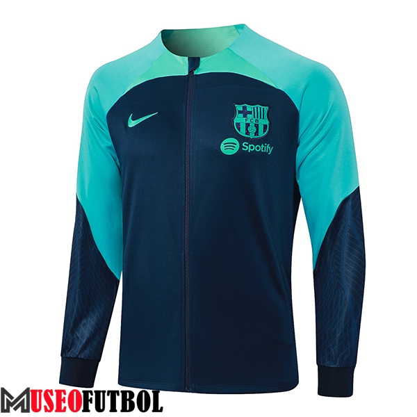 Chaquetas Futbol FC Barcelona Azul marino 2023/2024