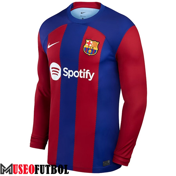 Camisetas De Futbol FC Barcelona Primera Manga Largas 2023/2024