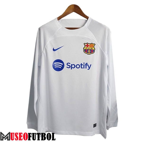 Camisetas De Futbol FC Barcelona Segunda Manga Largas 2023/2024