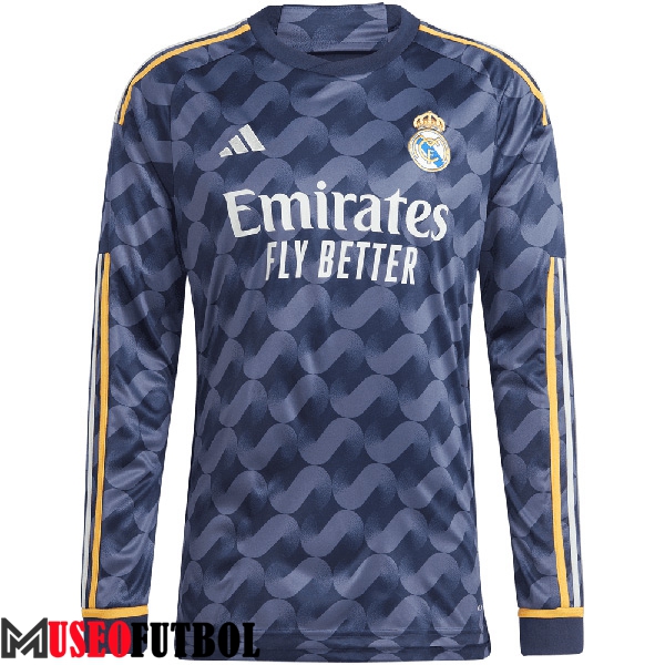 Camisetas De Futbol Real Madrid Segunda Manga Largas 2023/2024