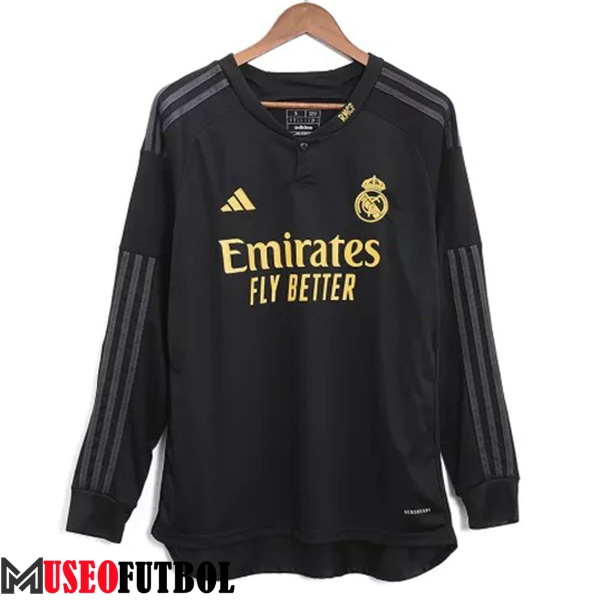 Camisetas De Futbol Real Madrid Tercera Manga Largas 2023/2024