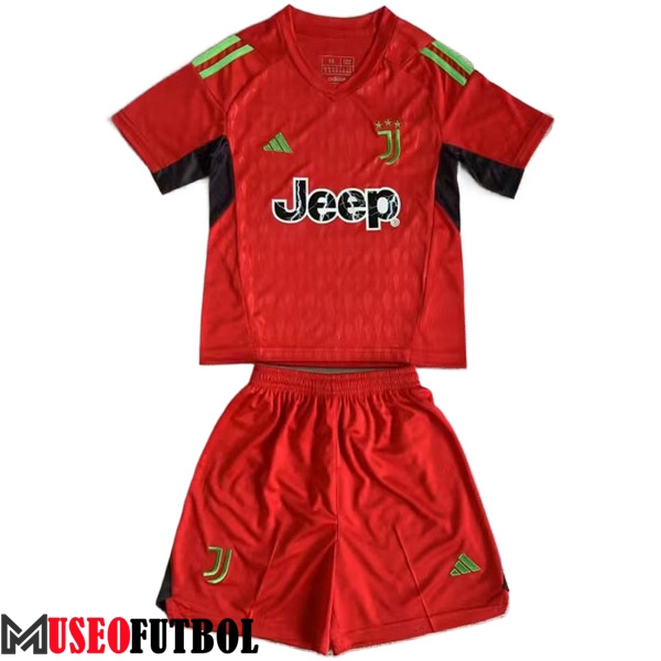 Camisetas De Futbol Juventus Ninos Portero Rojo 2023/2024