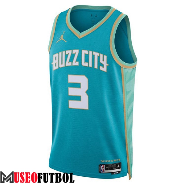 Camisetas De Futbol Charlotte Hornets (ROZIER III #3) 2023/24 Azul