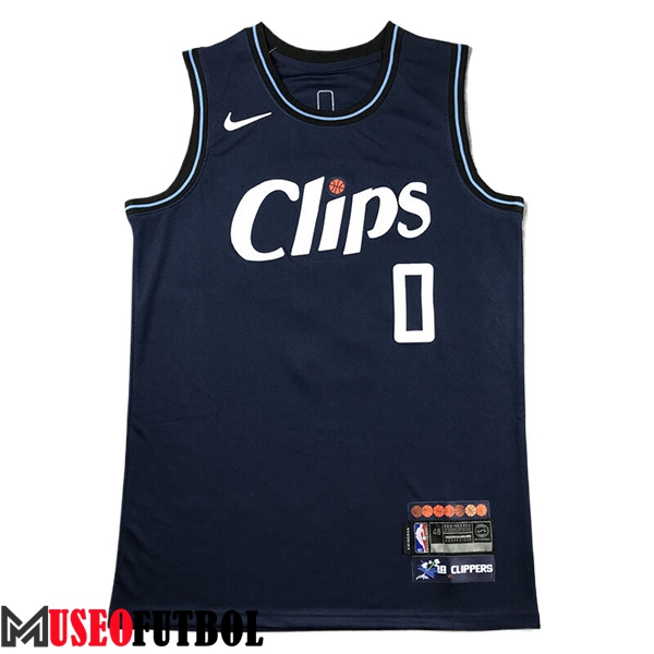 Camisetas De Futbol Los Angeles Clippers (WESTBROOK #0) 2023/24 Negro -03