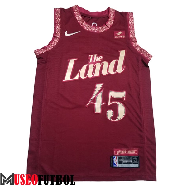 Camisetas De Futbol Cleveland Cavaliers (MITCHELL #45) 2023/24 Rojo