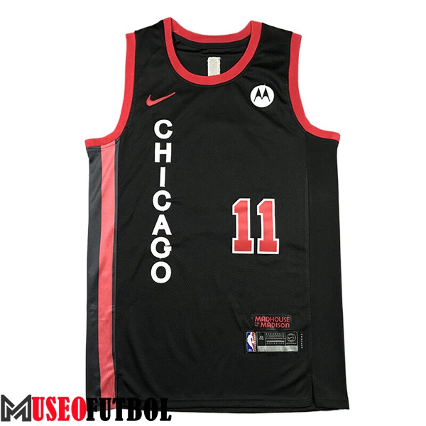 Camisetas De Futbol Chicago Bulls (DEROZAN #11) 2023/24 Negro/Rojo