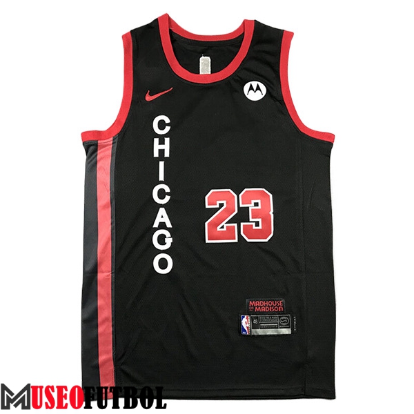 Camisetas De Futbol Chicago Bulls (JORDAN #23) 2023/24 Negro/Rojo -05