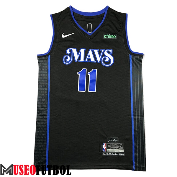 Camisetas De Futbol Dallas Mavericks (IRVING #11) 2023/24 Negro/Azul