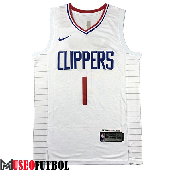 Camisetas De Futbol Los Angeles Clippers (HARDEN #1) 2023/24 Blanco -02