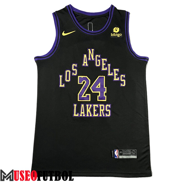 Camisetas De Futbol Los Angeles Lakers (BRYANT #24) 2023/24 Negro -07