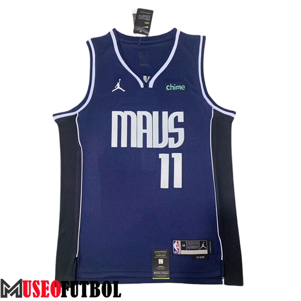 Camisetas De Futbol Dallas Mavericks (IRVING #11) 2023/24 Azul Oscuro